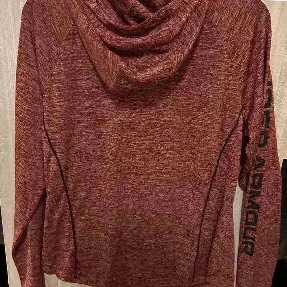 Under Armour Women’s Lightweight Hoodie. Large. Red. Preowned. - Picture 3 of 4